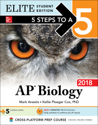صورة الغلاف: 5 Steps to a 5: AP Biology 2018 Elite Student Edition 10th edition 9781260009965
