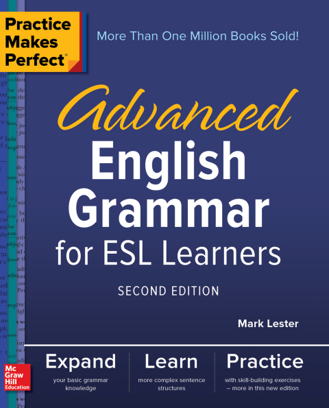 Cover image for book Practice Makes Perfect: Advanced English Grammar for ESL Learners, Second Edition
