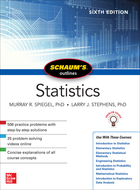 Cover image for book Schaum's Outline of Statistics