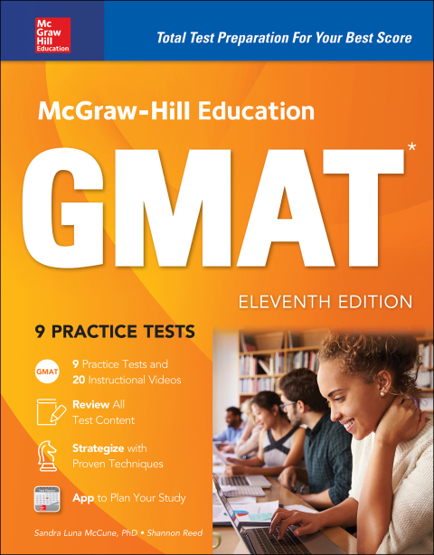 Cover image for book McGraw-Hill Education GMAT, Eleventh Edition
