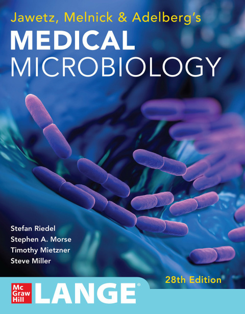 Cover image for book Jawetz Melnick & Adelbergs Medical Microbiology