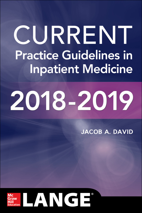 Cover image for book CURRENT Practice Guidelines in Inpatient Medicine