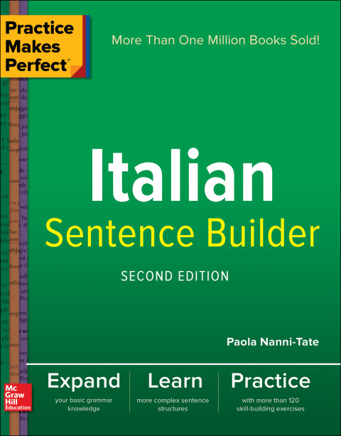 Cover image for book Practice Makes Perfect Italian Sentence Builder