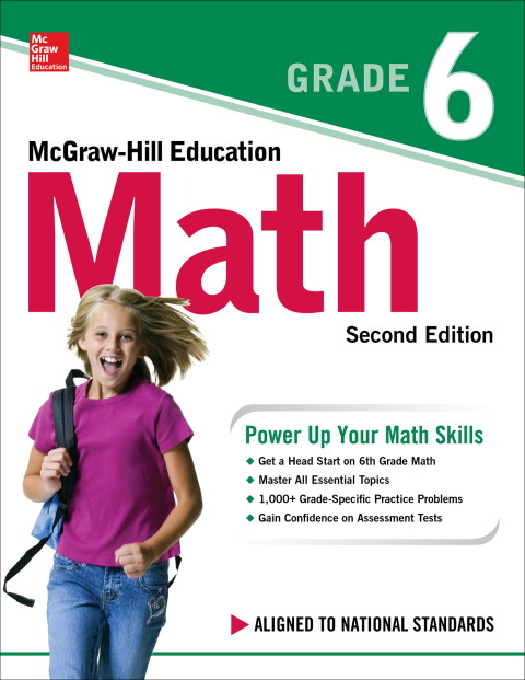 Cover image for book McGraw-Hill Education Math Grade 6