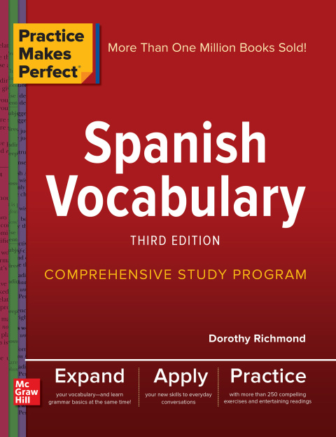 Cover image for book Practice Makes Perfect: Spanish Vocabulary, Third Edition