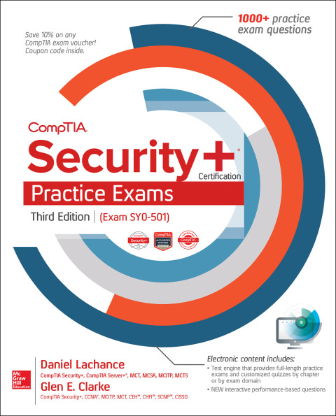 Cover image for book CompTIA Security+ Certification Practice Exams, Third Edition (Exam SY0-501)