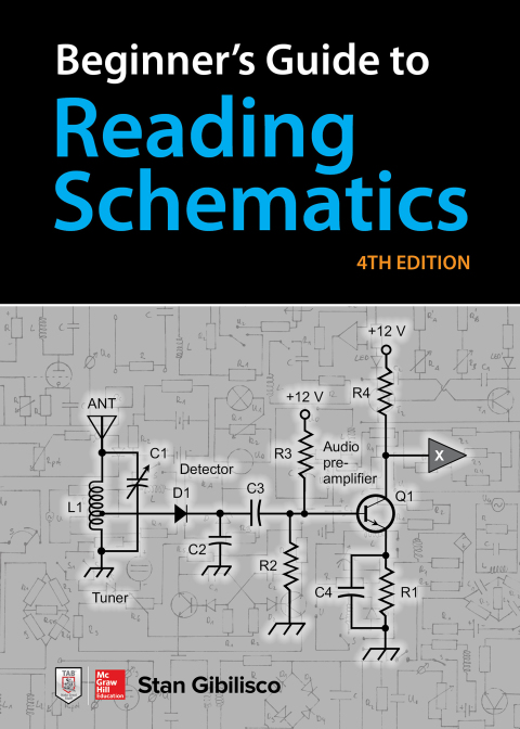 Cover image for book Beginner's Guide to Reading Schematics, Fourth Edition