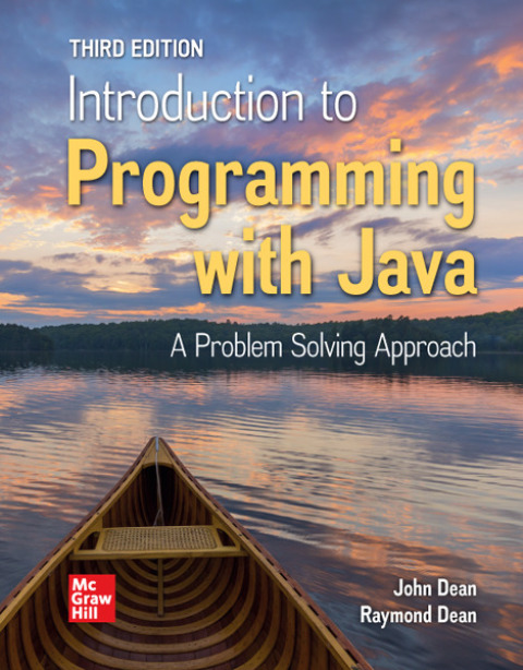 Cover image for book Introduction to Programming with Java: A Problem Solving Approach