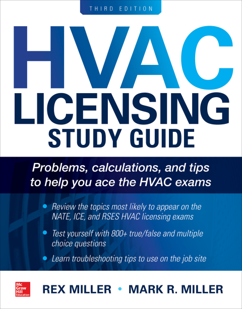 Cover image for book HVAC Licensing Study Guide, Third Edition