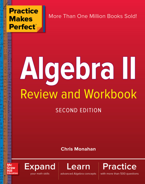 Cover image for book Practice Makes Perfect Algebra II Review and Workbook