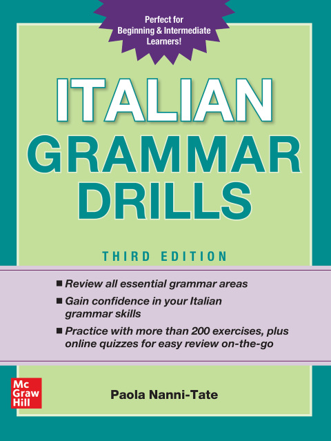Cover image for book Italian Grammar Drills, Third Edition