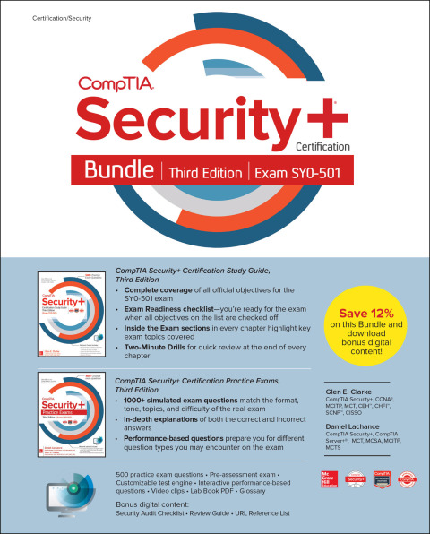 Cover image for book CompTIA Security+ Certification Bundle, Third Edition (Exam SY0-501)