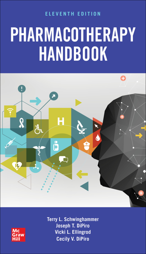Cover image for book Pharmacotherapy Handbook