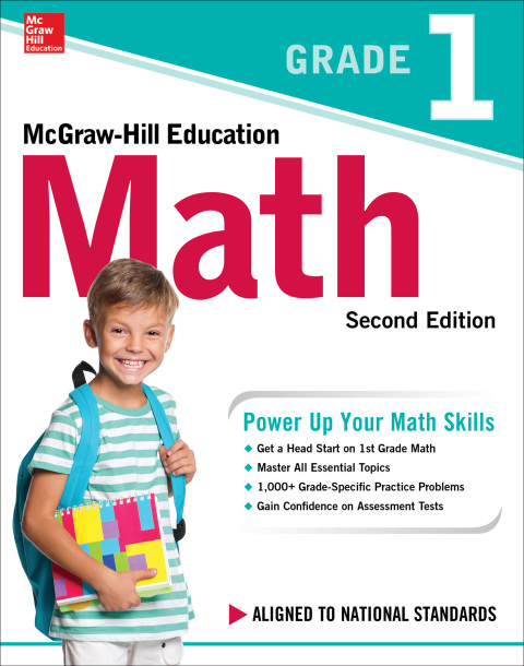 Cover image for book McGraw-Hill Education Math Grade 1, Second Edition