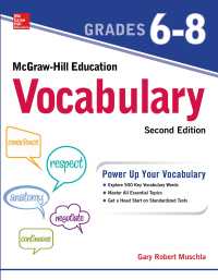 Cover image: McGraw-Hill Education Vocabulary Grades 6-8 2nd edition 9781260117042