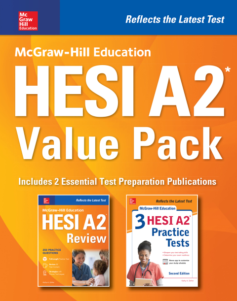 Cover image for book McGraw-Hill Education HESI A2 Value Pack