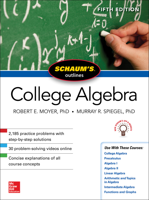 Cover image for book Schaum's Outline of College Algebra