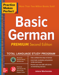 Imagen de portada: Practice Makes Perfect: Basic German, Second Edition 2nd edition 9781260120912
