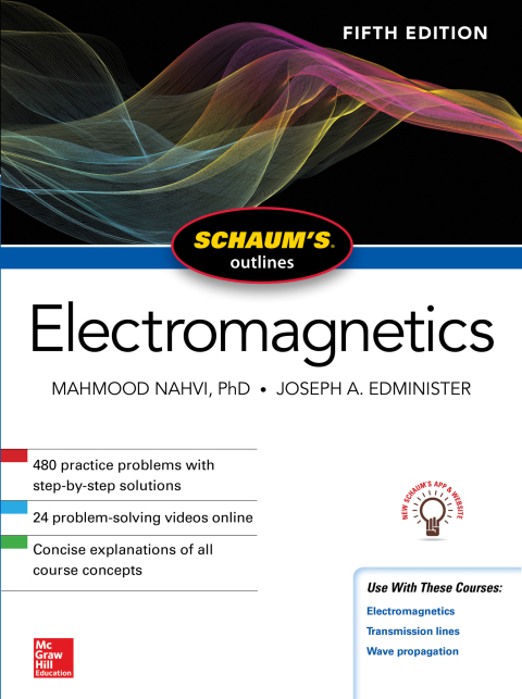 Cover image for book Schaum's Outline of Electromagnetics, Fifth Edition