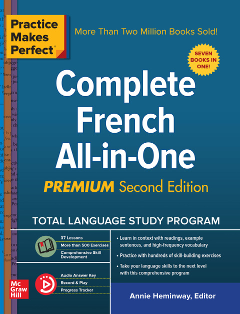 Cover image for book Practice Makes Perfect: Complete French All-in-One Premium
