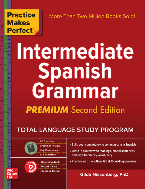 Cover image for book Practice Makes Perfect Intermediate Spanish Grammar, 2nd Edition