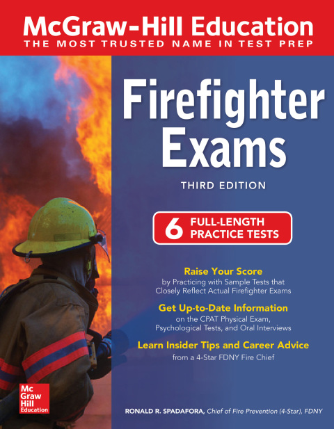 Cover image for book McGraw-Hill Education Firefighter Exams