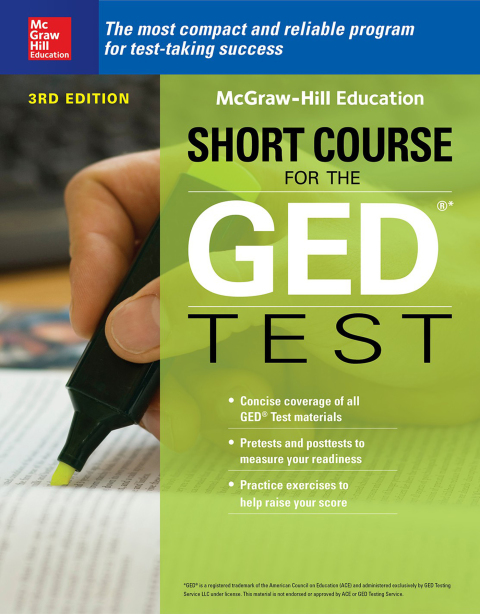 Cover image for book McGraw-Hill Education Short Course for the GED Test, Third Edition