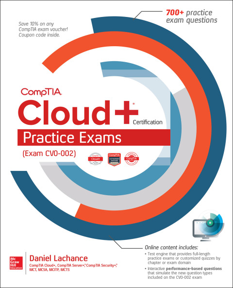 Cover image for book CompTIA Cloud+ Certification Practice Exams (Exam CV0-002)