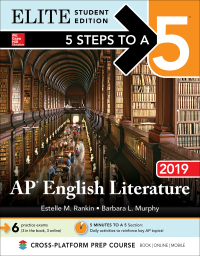 Cover image: 5 Steps to a 5: AP English Literature 2019 Elite Student Edition 1st edition 9781260122565