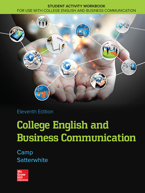 Cover image for book Student Activity Workbook for use with College English and Business Communication