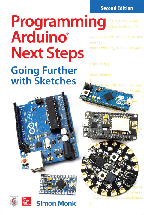 Cover image for book Programming Arduino Next Steps: Going Further with Sketches, Second Edition