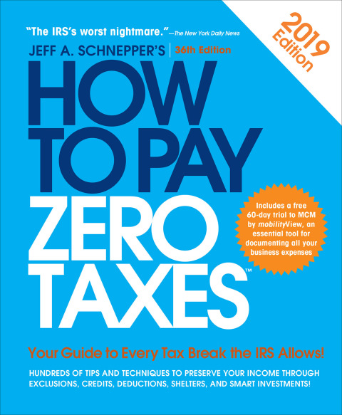 Cover image for book How to Pay Zero Taxes, 2019
