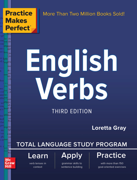Cover image for book Practice Makes Perfect: English Verbs, Third Edition