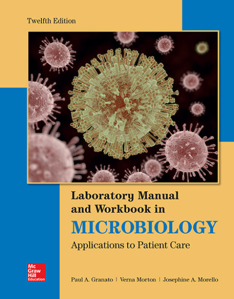 Cover image for book Lab Manual and Workbook in Microbiology: Applications to Patient Care