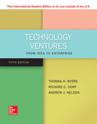 Cover image: Technology Ventures 5th edition 9781260085082
