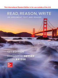 صورة الغلاف: Read, Reason, Write 12th edition 9781260091632