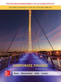 Imagen de portada: Online Access For Corporate Finance 12th edition 9781260091878