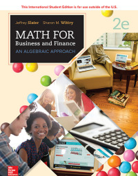Imagen de portada: Math for Business and Finance 2nd edition 9781260092516