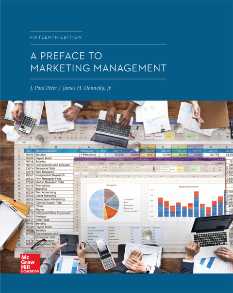 Cover image for book A Preface to Marketing Management