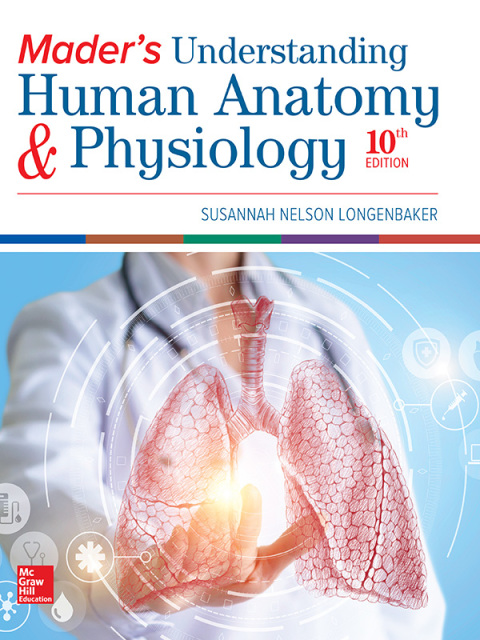 Cover image for book Mader's Understanding Human Anatomy & Physiology