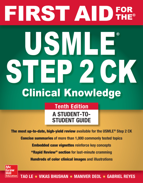 Cover image for book First Aid for the USMLE Step 2 CK