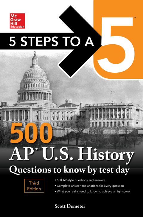 Cover image for book 5 Steps to a 5: 500 AP US History Questions to Know by Test Day, Third Edition