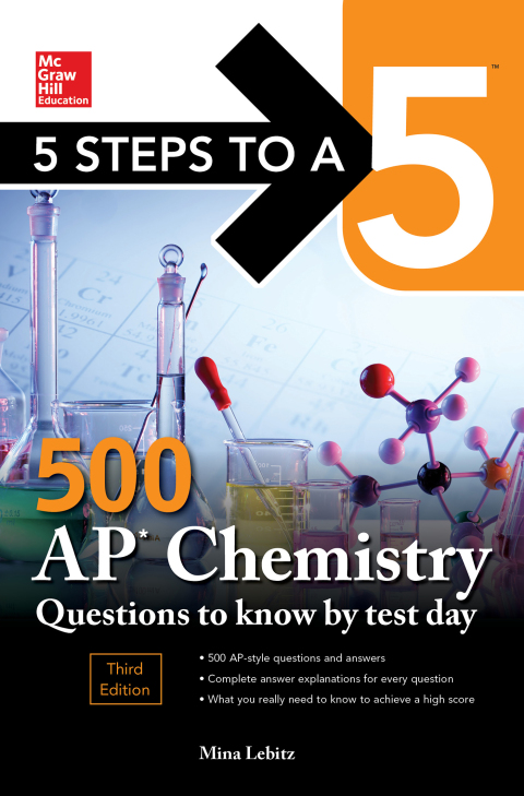Cover image for book 5 Steps to a 5: 500 AP Chemistry Questions to Know by Test Day