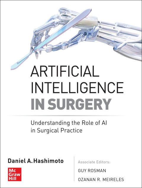 Cover image for book Artificial Intelligence in Surgery: Understanding the Role of AI in Surgical Practice