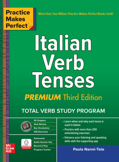 Cover image for book Practice Makes Perfect: Italian Verb Tenses, Premium Third Edition