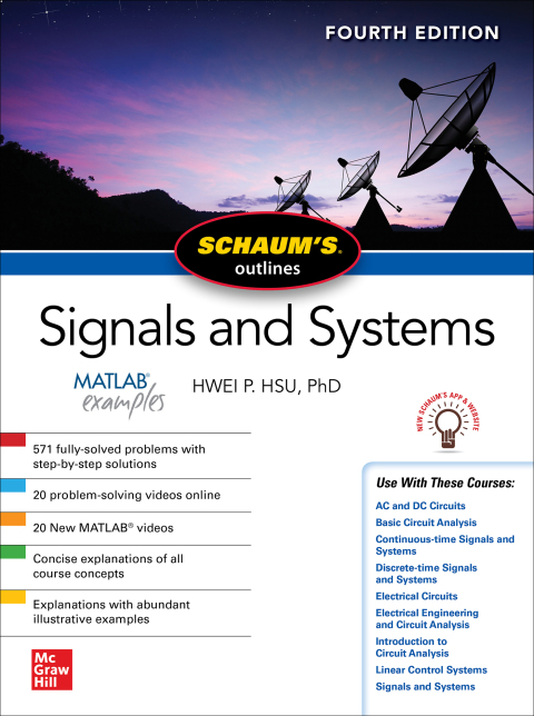 Cover image for book Schaum's Outline of Signals and Systems