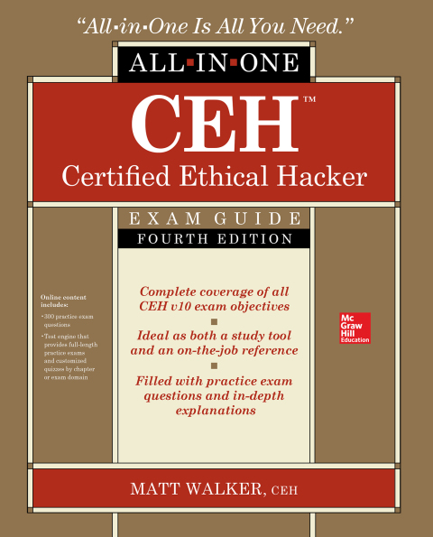 Cover image for book CEH Certified Ethical Hacker All-in-One Exam Guide