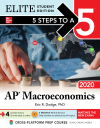 صورة الغلاف: 5 Steps to a 5: AP Macroeconomics 2020 Elite Student Edition 1st edition 9781260454871