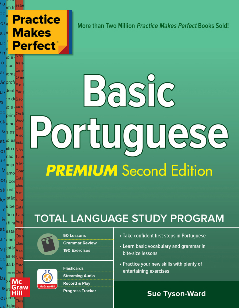 Cover image for book Practice Makes Perfect: Basic Portuguese, Premium Second Edition
