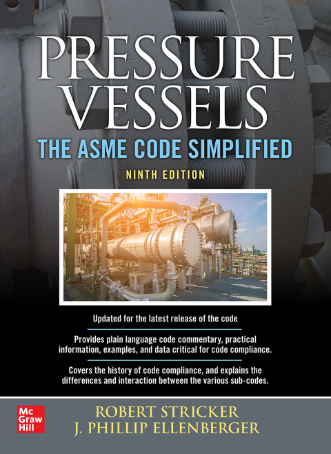 Cover image for book Pressure Vessels: The ASME Code Simplified, Ninth Edition